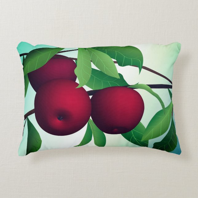 Almofada Decorativa Maçãs em uma Ramificação (Frente)
