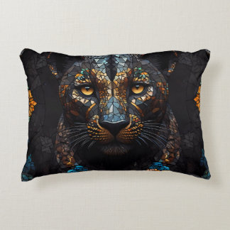 Almofada Decorativa Majestade Mosaico Leopard