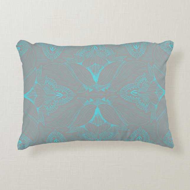 Almofada Decorativa Mandala de Flores 6 (Frente)