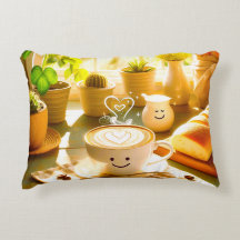 Manhã de Cappuccino pacífica e encantadora