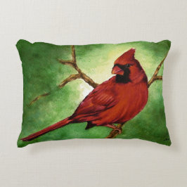 Almofada Decorativa Mano vermelho CARDINAL num galho