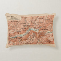 Mapa do Vale de Yosemite