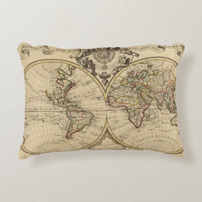 Almofada Decorativa Mappemonde (Frente)