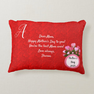 Almofada Decorativa Marble Abstrato Duplo Side 2 Designs Flores Mãe