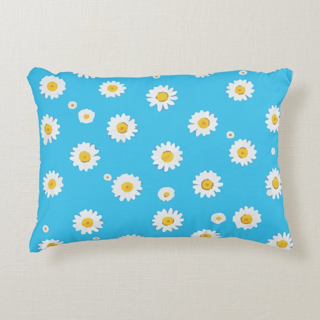 Almofada Decorativa Margaridas Sky Bloom (Frente)