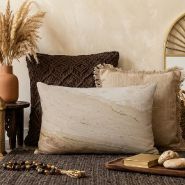 Almofada Decorativa mármore de pedra bege travesseiro