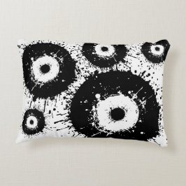Almofada Decorativa Mau, preto e branco