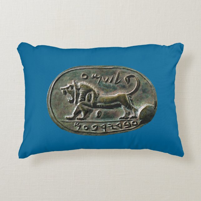 Almofada Decorativa Megiddo Seal (Frente)