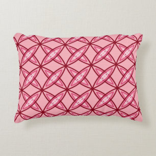 Almofada Decorativa Meio século atômico moderno - Rosa Balé