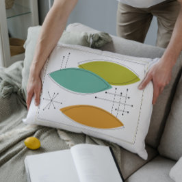 Almofada Decorativa Meio século de Ornamentos Travesseiro Decorativo M