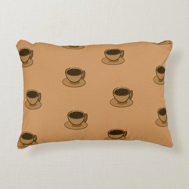 Almofada Decorativa Meio século Moderno Café Marrom (Frente)