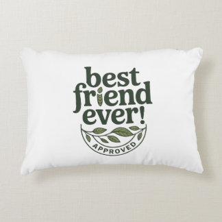 Almofada Decorativa Melhor Amigo De Sempre! Aprovado - Design de texto