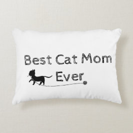 Almofada Decorativa Melhor Mãe De Gato