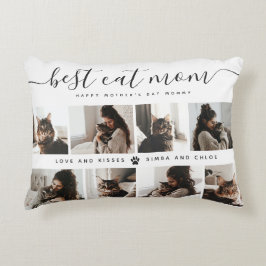 Almofada Decorativa Melhor Mãe Gato: Foto de Gato de Dia de as mães Pe