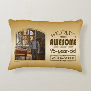 Almofada Decorativa Melhor Quadro Fotográfico Personalizado do Mundo 