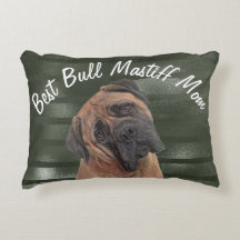 Melhor Touro Mastiff Travesseiro de Destaque da Mã