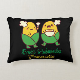 ALMOFADA DECORATIVA MELHORES AMIGOS PARA SEMPRE, ENGRAÇADO, PRESENTES,