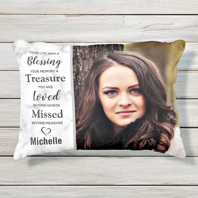 Almofada Decorativa Memorial da Família Loving (Criador carregado)