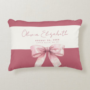 Almofada Decorativa Menina de Arco Rosa