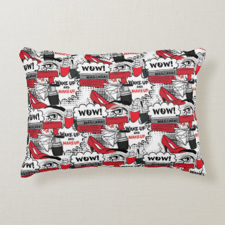 Almofada Decorativa Menina de maquiagem bonita - Bela kawaii e moda de