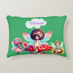 Almofada Decorativa Meninas personalizadas fada de nomes