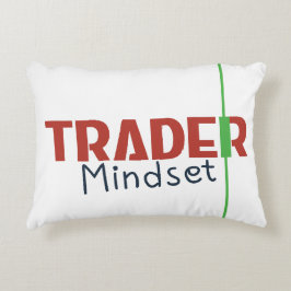 Almofada Decorativa Mentalidade de Trader – Negociação com Disciplina
