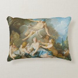 Almofada Decorativa Mercúrio confiando a criança Baccus às Ninfas