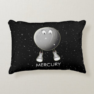 Almofada Decorativa Mercúrio e estrelas planetas