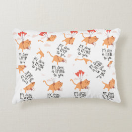 Almofada Decorativa Meu amor está voando até você