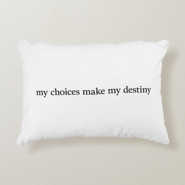 Almofada Decorativa Meu Travesseiro de Destaque de Destino (Frente)