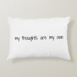 Almofada Decorativa Meu Travesseiro De Destaque De Minhas Ideias