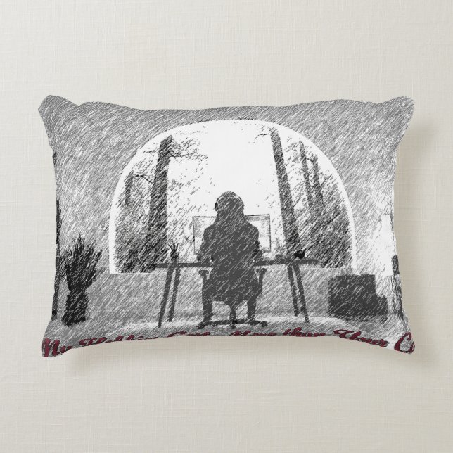 Almofada Decorativa Meu travesseiro de Hobbies (Frente)