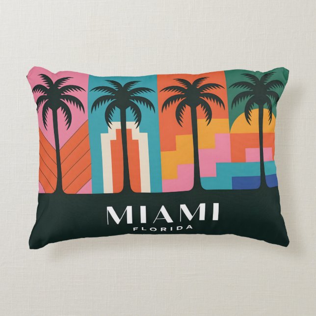 Almofada Decorativa Miami Flórida (Frente)
