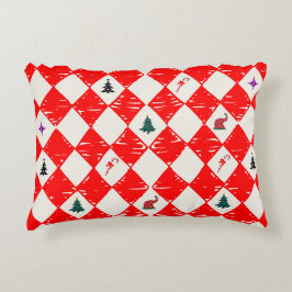 Almofada Decorativa Mikitiez christmascarol moody holiday candycane 