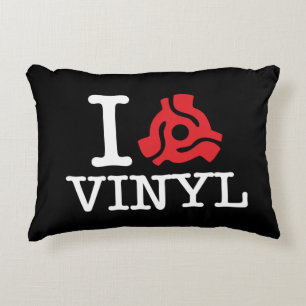 Almofada Decorativa Mim vinil de 45 adaptadores