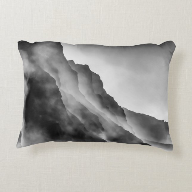 Almofada Decorativa Mist nas rochas (Verso)