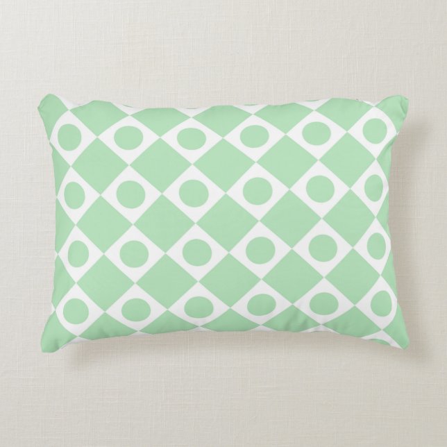 Almofada Decorativa Mod Retro 60's Mint (Frente)