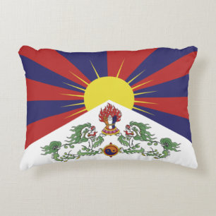 Almofada Decorativa Moda de quarto do Tibete e Bandeira do Tibete / Hi