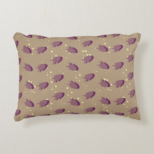 Almofada Decorativa modele com peixes 2 (Frente)