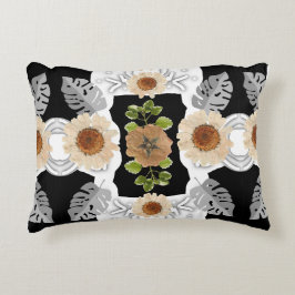 Almofada Decorativa Modern abstract floral art