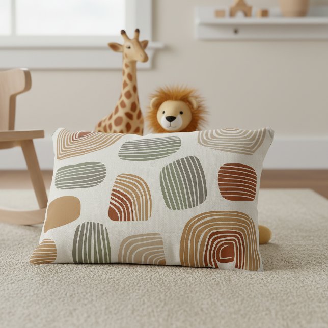 Almofada Decorativa Modern Boho Earth Tones Abstract ID1273 (Criador carregado)