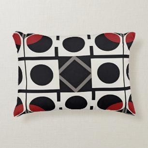 Almofada Decorativa Moderno Abstrato Geométrico Com Círculos