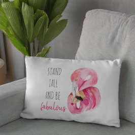 Almofada Decorativa Moderno Exótico Altura E Fabuloso Flamingo BE