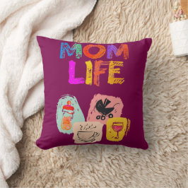 Almofada Decorativa MOM LIFE – Alegria da Maternid