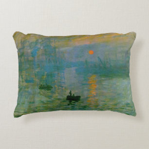 Almofada Decorativa Monet Impression Sunrise Fine Art