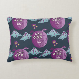 Almofada Decorativa Monster Bats: Belo Vintage Cartoon