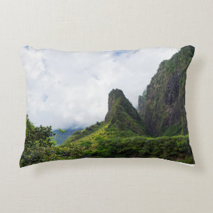 Almofada Decorativa monumento do estado da agulha iao em maui hawaii