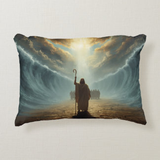 Almofada Decorativa Moses at the Red Sea: Christian Pillow