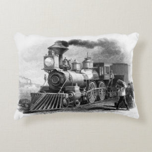 Almofada Decorativa Motor de locomotiva do Ventilador Clássico da Estr