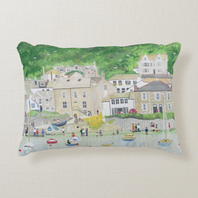 Almofada Decorativa Mousehole calmo 1995 (Frente)